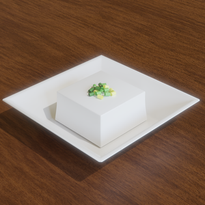 【3D素材_fbx】冷奴