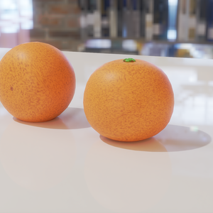【3D素材_fbx】オレンジ