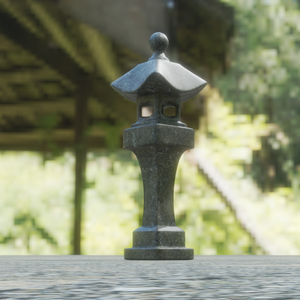 【3D素材_fbx】石灯籠
