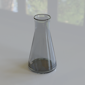 【3D素材_fbx】三角フラスコ