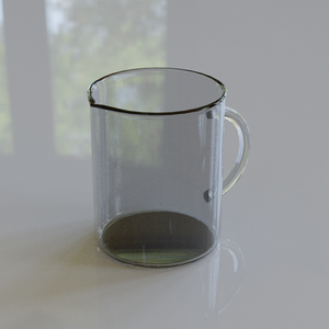 【3D素材_fbx】ビーカー