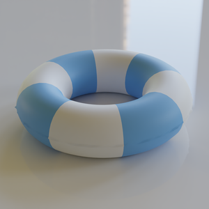 【3D素材_fbx】浮き輪