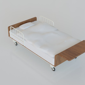 【3D素材_fbx】病室のベッド