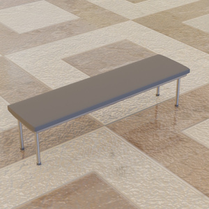 【3D素材_fbx】ベンチ