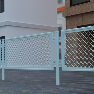 【3D素材_fbx】フェンス