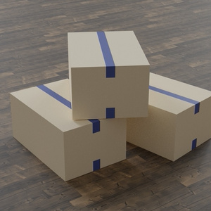 【3D素材_fbx】ダンボール(閉) 缩略图 2