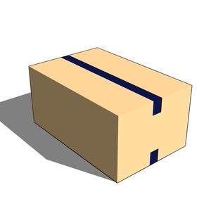 【3D素材_fbx】ダンボール(閉) 缩略图 3