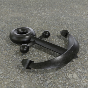 【3D素材_fbx】いかり 缩略图 2
