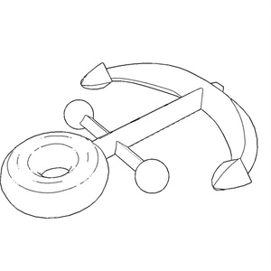 【3D素材_fbx】いかり 缩略图 5