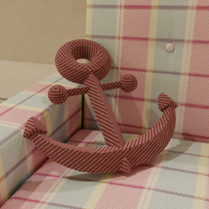 【3D素材_fbx】クッション 缩略图 2