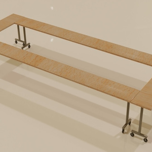 【3D素材_fbx】会議室用テーブル 缩略图 3