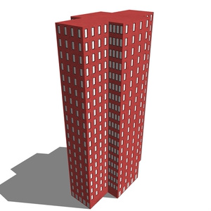 【3D素材_fbx】ビル 缩略图 3