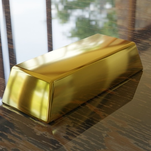【3D素材_fbx】金塊 缩略图 2