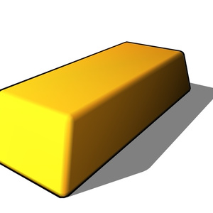 【3D素材_fbx】金塊 缩略图 3