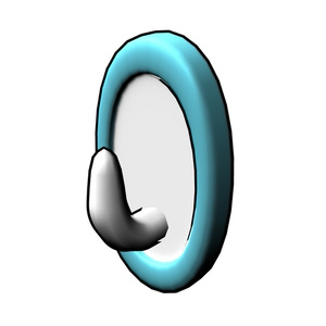 【3D素材_fbx】粘着テープフック 缩略图 4
