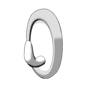 【3D素材_fbx】粘着テープフック 缩略图 5