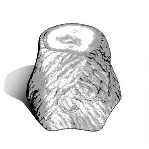 【3D素材_fbx】切り株 缩略图 4