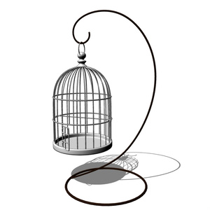 【3D素材_fbx】鳥かご 缩略图 3