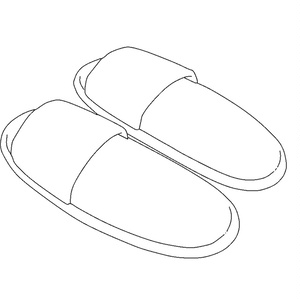 【3D素材_fbx】スリッパ 缩略图 4