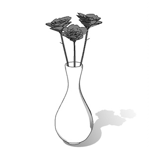 【3D素材_fbx】薔薇 缩略图 4