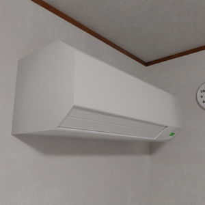 【3D素材_fbx】エアコン 缩略图 2
