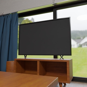 【3D素材_fbx】テレビ（50インチ） 缩略图 2