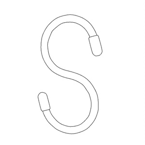 【3D素材_fbx】S字フック 缩略图 5