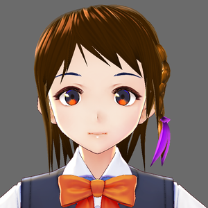 [VRoid] Short side braid hair