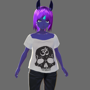 [VRoid Studio] Skull T-Shirt