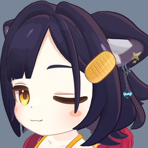 【MA】【アズキちゃん対応】揺れる宝石ピアス【VRC想定】