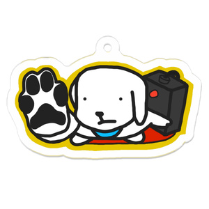 クイズ犬 キーホルダー(ボーナス図柄Ver.)