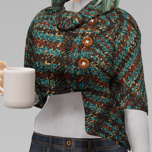 【Vroid】【VRChat】 Boucle Fall Sweater and Mug  秋のセーターとマグカップ 