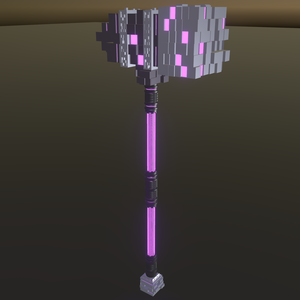 Cyberpunk Glitch Hammer