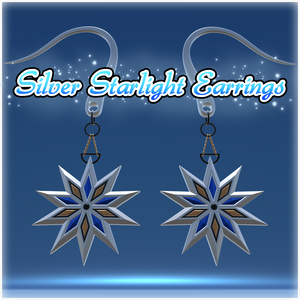 Silver Starlight Earrings