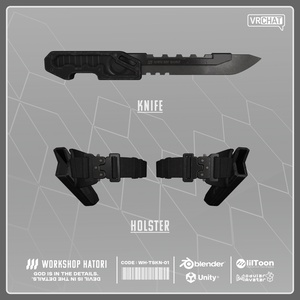 TacticalKnife_鋼雀【VRChat対応】 缩略图 2