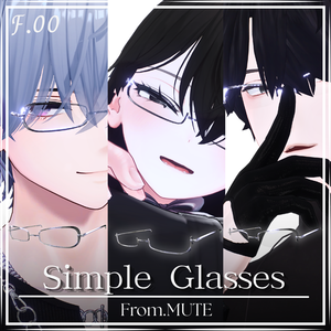 shop開設記念Freeアイテム🎁F.00/Simple glasses