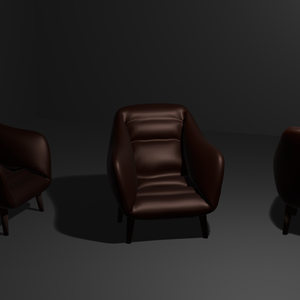 Leather chair Object