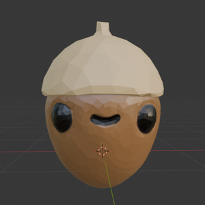 どんぐり3Dモデル