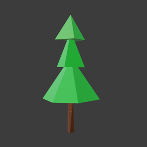 【Low polygon】Wood