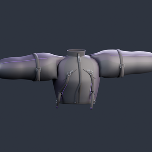 NOCTIS / 07 — Cyber-Goth Cropped Jacket | VRChat 3D Clothing