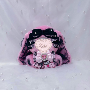 着ぐるみ ぬい服 おすわり ねこ 16cm サイズ ピンク - Cuddly Toy - BOOTH