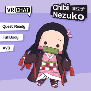Chibi Nezuko (禰豆子) - VRChat Avatar