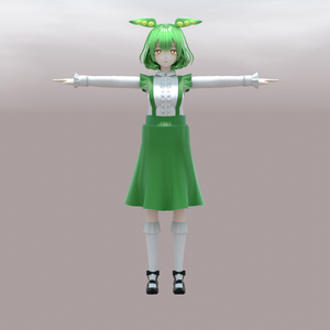 お嬢様ずんだもんrig付き
