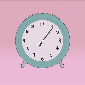きゅうくらりん目覚まし時計(Kyu-kurarin alarm clock)
