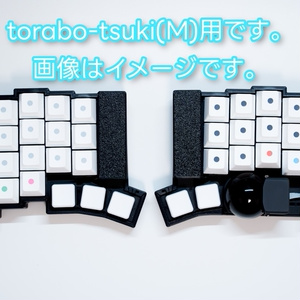 完成品 torabo-tsuki M 分割型トラックボールキーボード おまけ 無線でトラックボール付きの分割キーボード torabo-tsuki（M