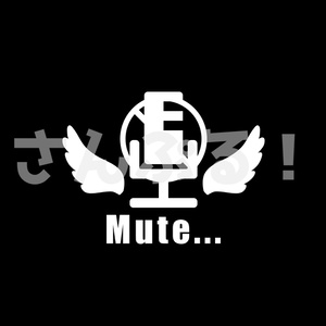 MuteIcon【エンジェル】映像素材：Youtuber：Vtuber