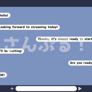 SP画面切替【Message app 12色】映像素材：トランジション：Youtuber：Vtuber