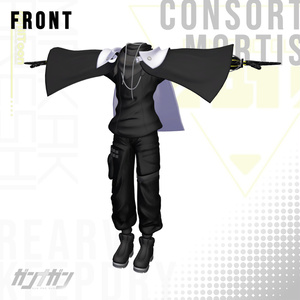 【#VRガンナガン】Consort Mortis【マカの彼氏衣装/義手付き】 缩略图 3