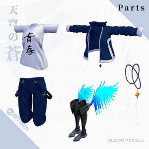 【30%OFF】天穹の蒼＆ニライカナイ【#VRブラリコ 衣装＆義足】 缩略图 5