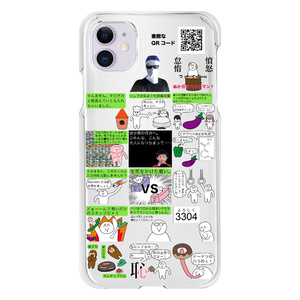 迷作スタンピiPhoneケース (透明)